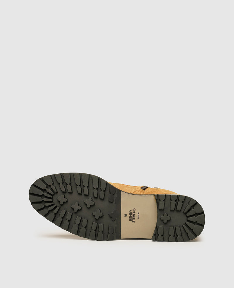 Shoepassion Schnürstiefel aus Velours für Damen Henry Stevens Shoepassion Verkauf