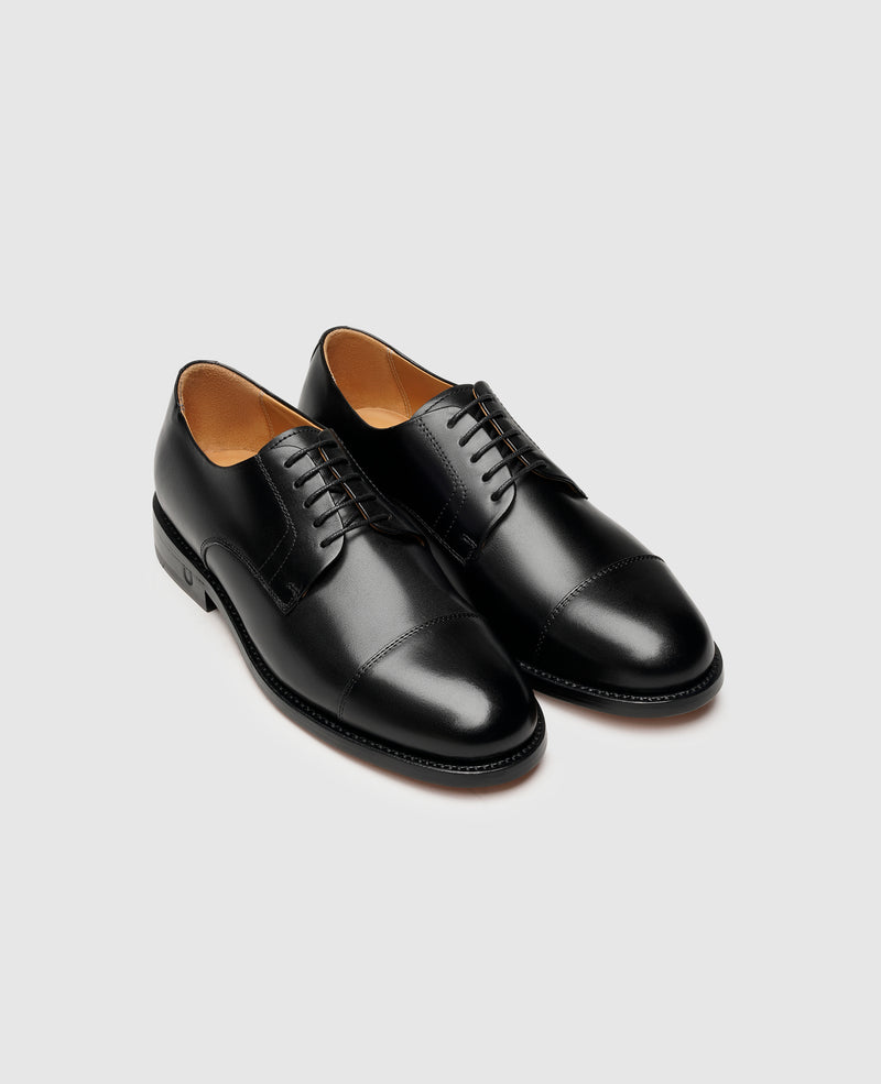 Shoepassion Rahmengenähter Captoe Derby Damenschuh aus Leder Henry Stevens Shoepassion Günstiger Verkauf