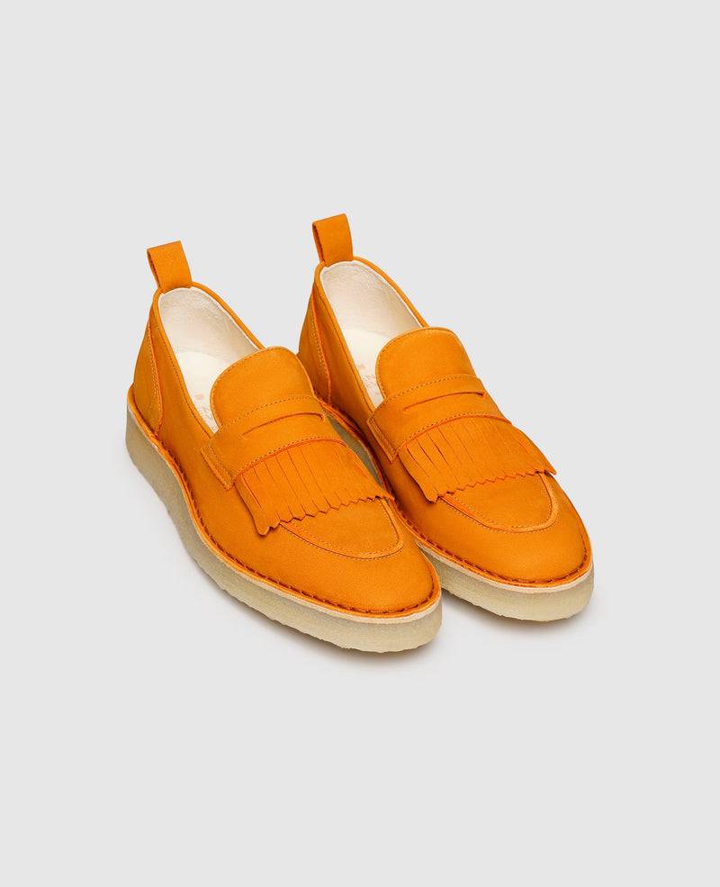 Shoepassion Leichte Damen Fringe Loafer mit Kreppsohle Henry Stevens Shoepassion Sonderangebot