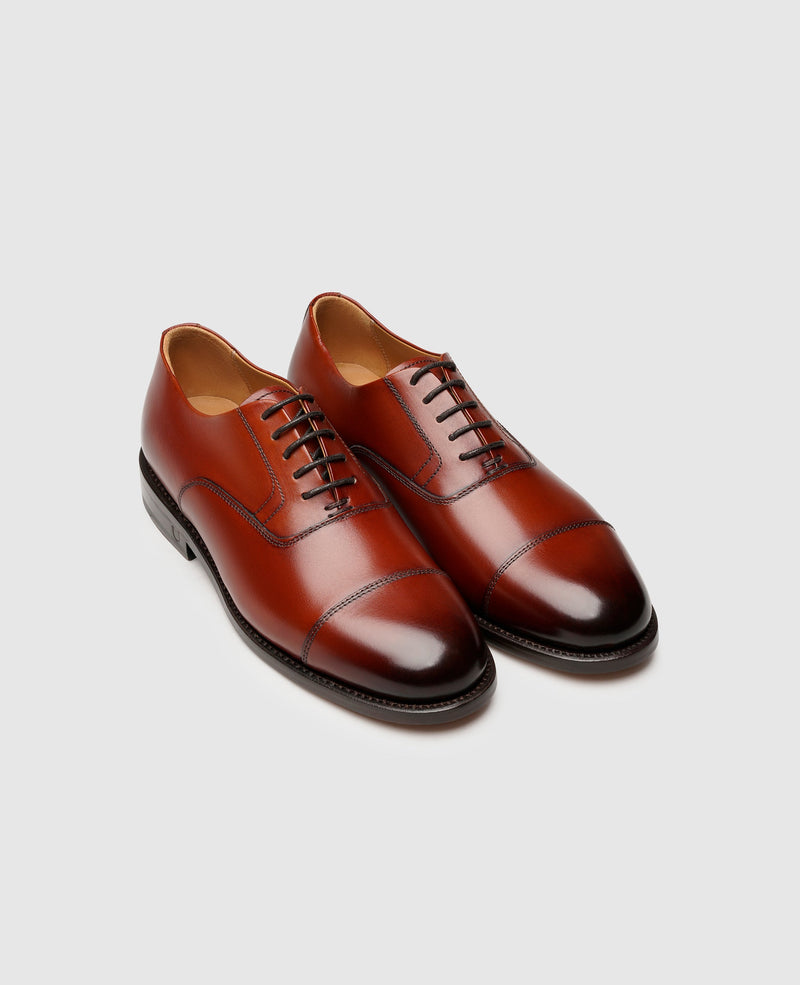 Shoepassion Handgefertigter Captoe Oxford Damen-Lederschuh Henry Stevens Shoepassion Begrenztes Angebot