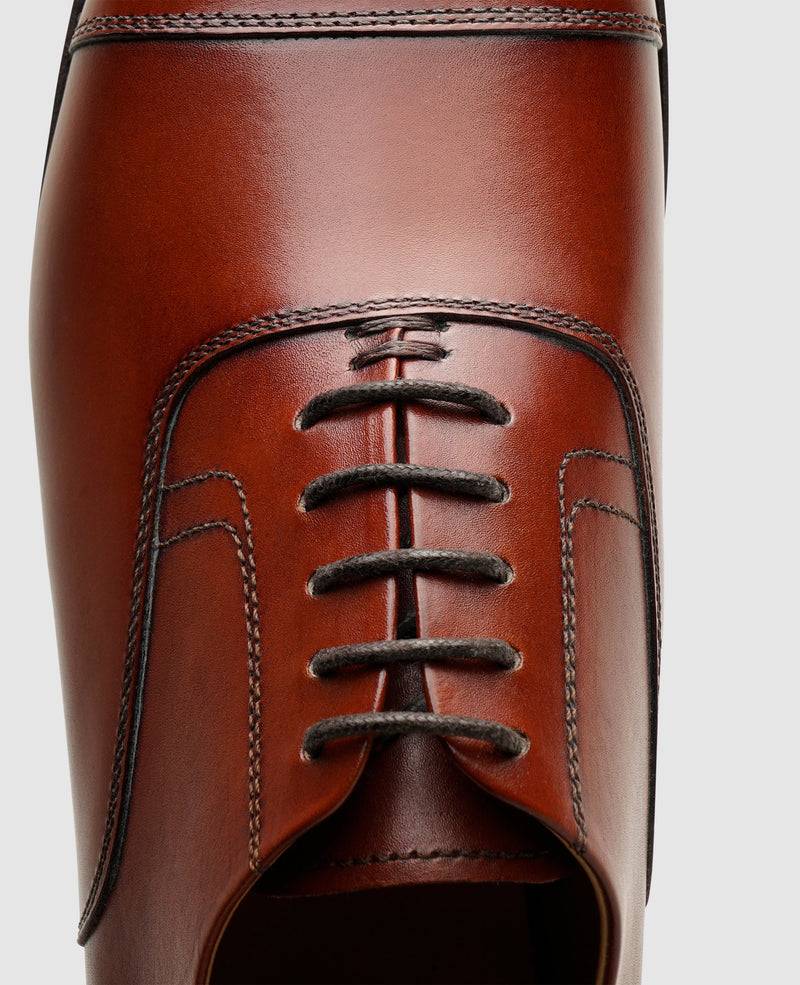 Shoepassion Handgefertigter Captoe Oxford Damen-Lederschuh Henry Stevens Shoepassion Begrenztes Angebot
