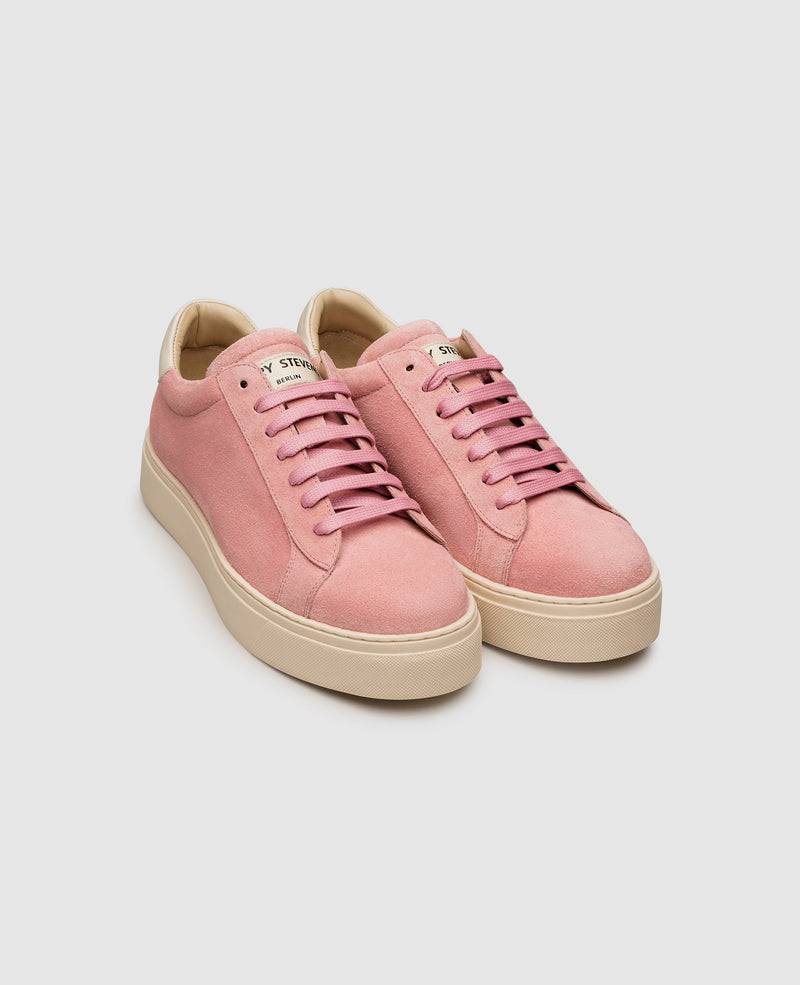 Shoepassion Moderner Damen-Sneaker aus Velours Henry Stevens Shoepassion Preisnachlass