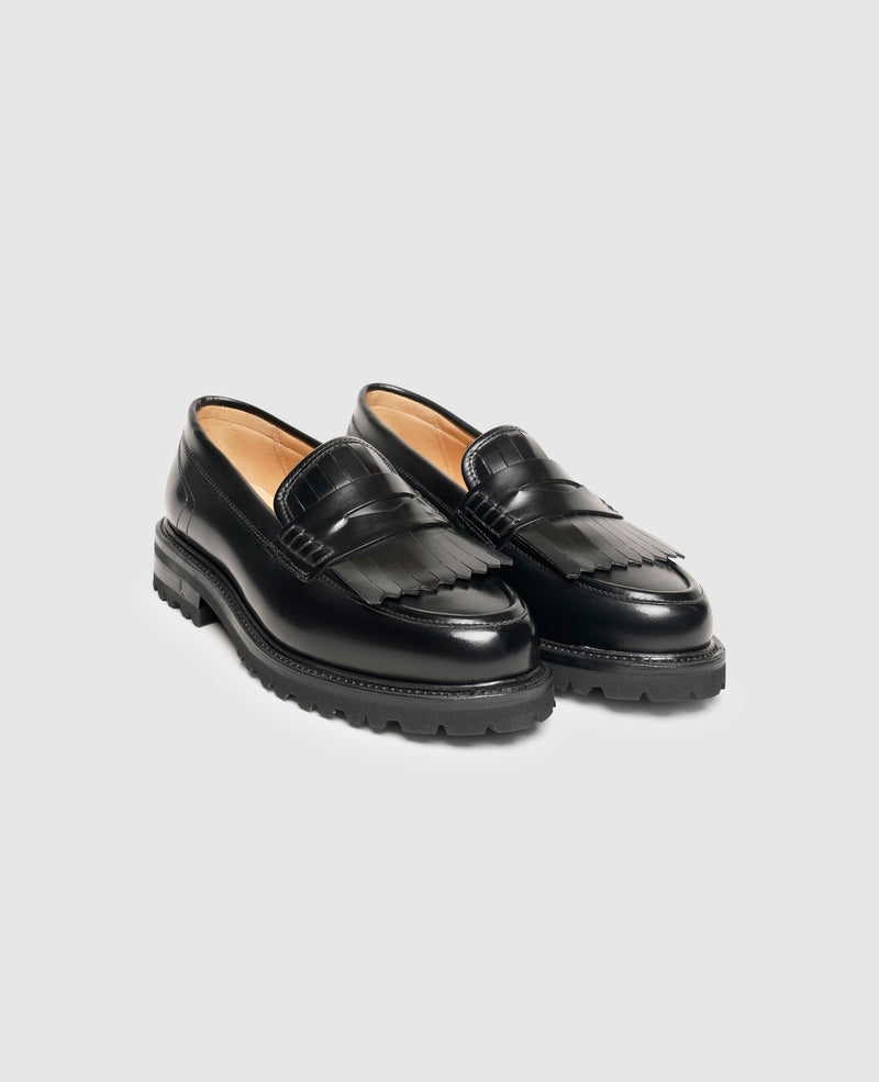 Shoepassion Handgefertigter Fringe Loafer für Damen Henry Stevens Shoepassion Vatertagsangebot