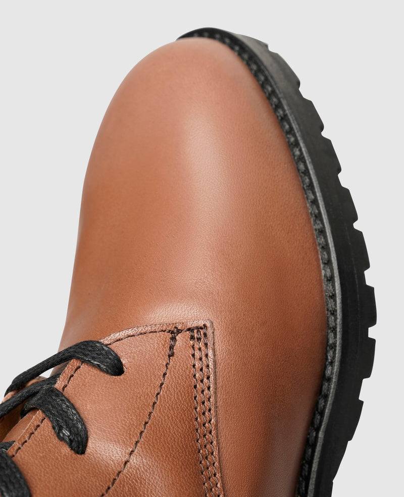 Shoepassion Schnürstiefel aus Glattleder für Damen Henry Stevens Shoepassion Valentinstagsangebot