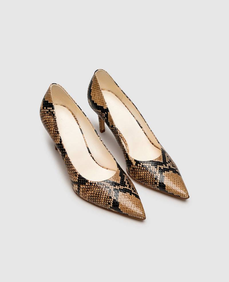 Shoepassion Elegante Damen-Pumps in Reptil-Optik Henry Stevens Shoepassion Heißer Verkauf