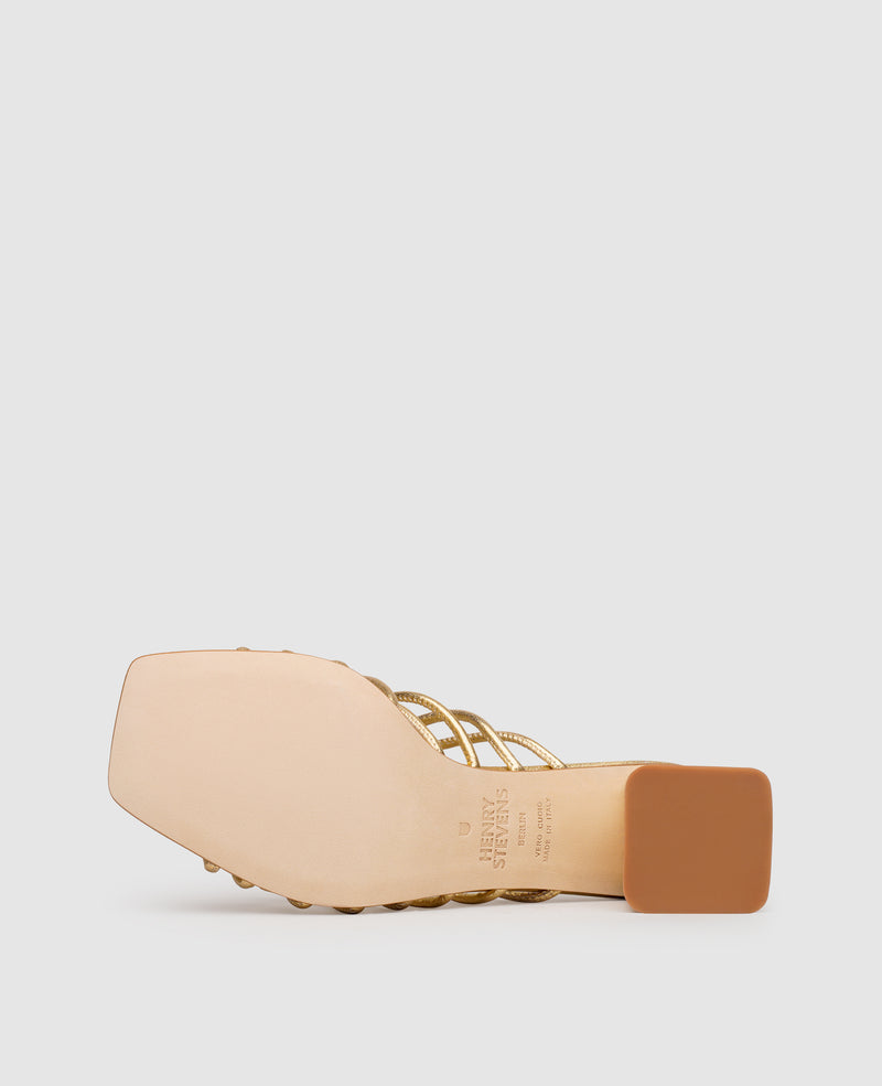 Shoepassion Karree-Sandale mit Riemchen für Damen Henry Stevens Shoepassion Top Angebot