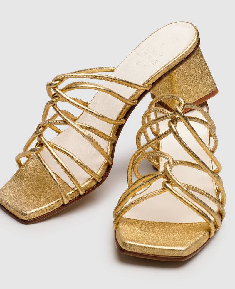 Shoepassion Karree-Sandale mit Riemchen für Damen Henry Stevens Shoepassion Top Angebot