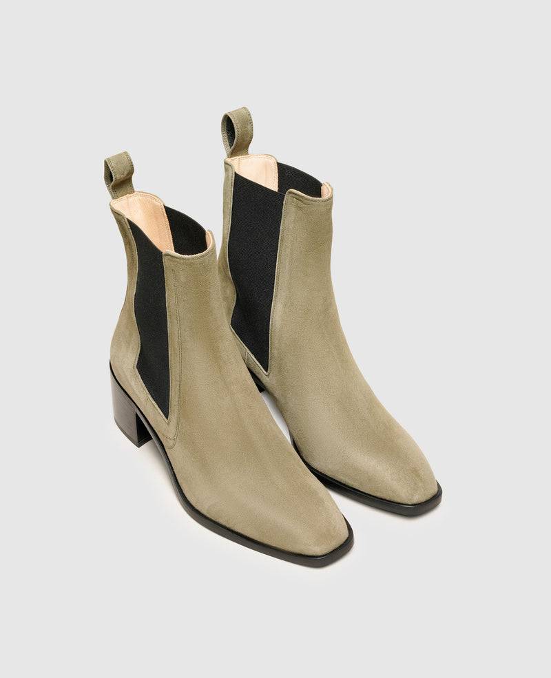 Shoepassion Chelsea Boot für Damen aus Ziegenvelours Henry Stevens Shoepassion im Angebot