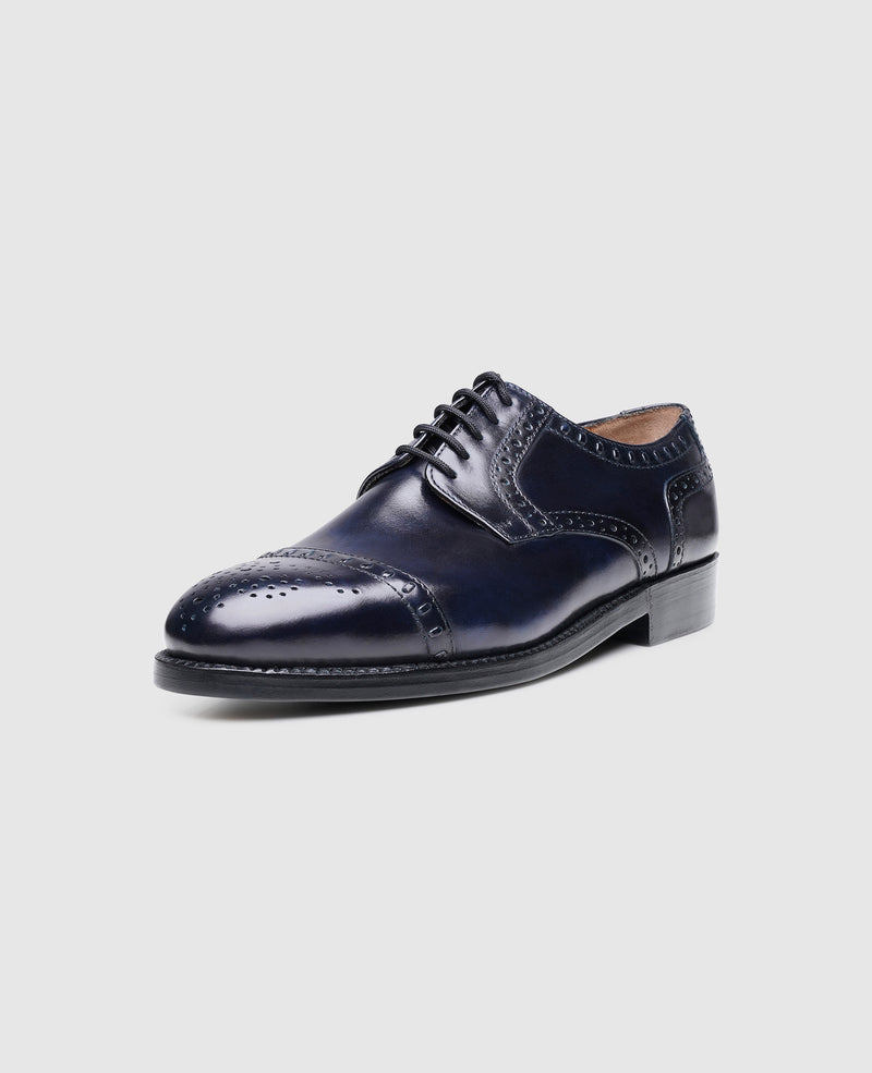 Shoepassion Rahmengenähter Half-Brogue Derby Herrenschuh Heinrich Dinkelacker Shoepassion VIP-Rabatte