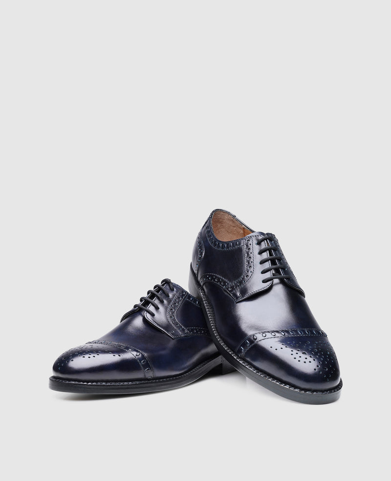 Shoepassion Rahmengenähter Half-Brogue Derby Herrenschuh Heinrich Dinkelacker Shoepassion VIP-Rabatte