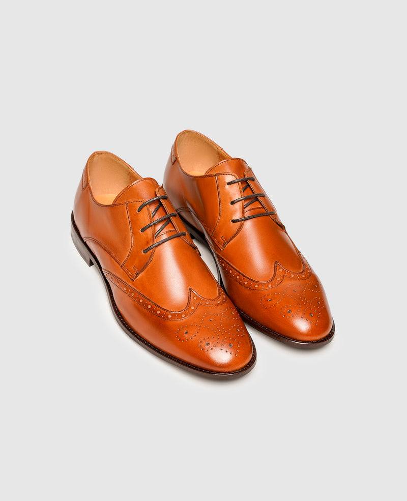 Shoepassion Full-Brogue Derby mit Leder-Gummisohle Henry Stevens Shoepassion Begrenzte Freigabe