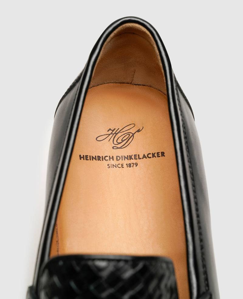 Shoepassion Men's Loafer with Woven Leather by Heinrich Dinkelacker Shoepassion Neueste Stile
