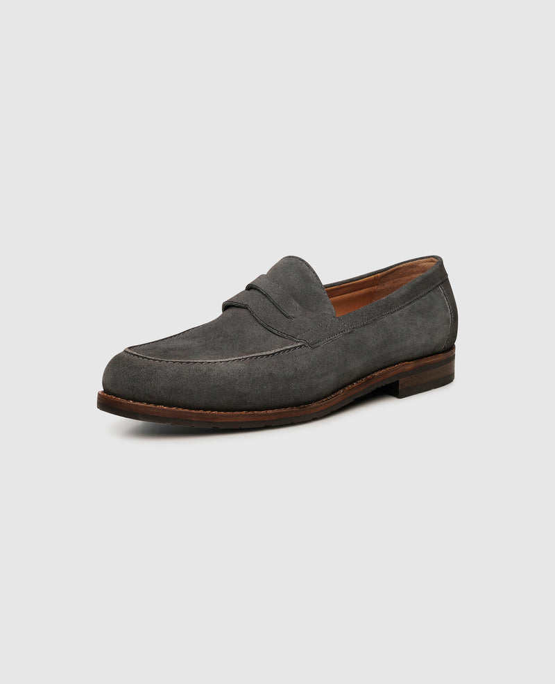 Shoepassion Handgefertigter Penny Loafer für Herren aus Velours Shoepassion Bis zu 60% Rabatt