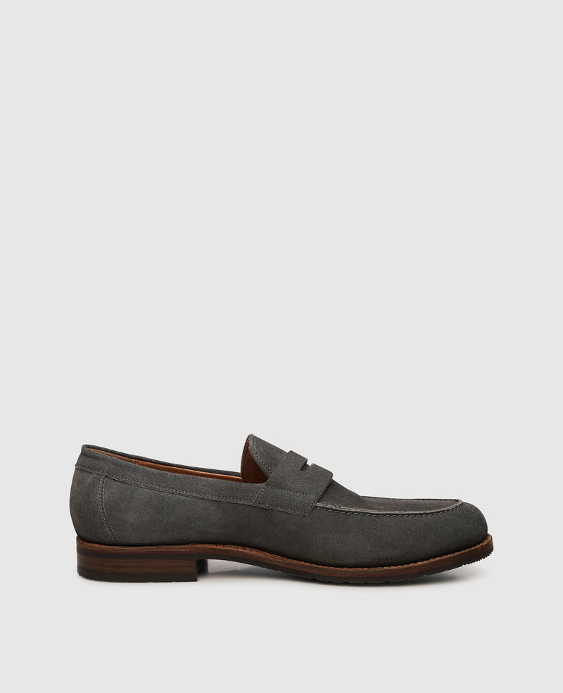 Shoepassion Handgefertigter Penny Loafer für Herren aus Velours Shoepassion Bis zu 60% Rabatt