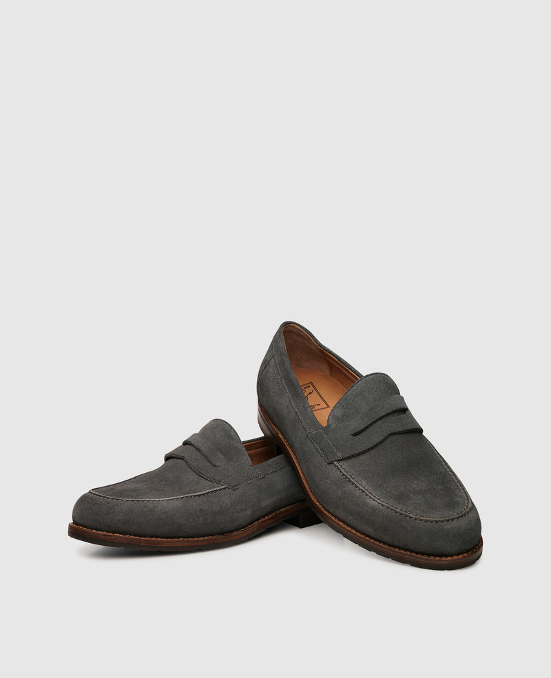Shoepassion Handgefertigter Penny Loafer für Herren aus Velours Shoepassion Bis zu 60% Rabatt