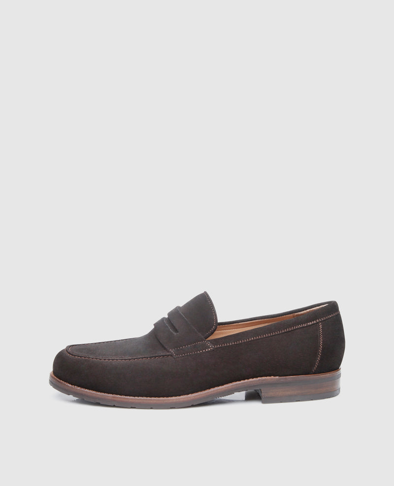 Shoepassion Handgefertigter Penny Loafer für Herren aus Velours Shoepassion Bis zu 65% Rabatt