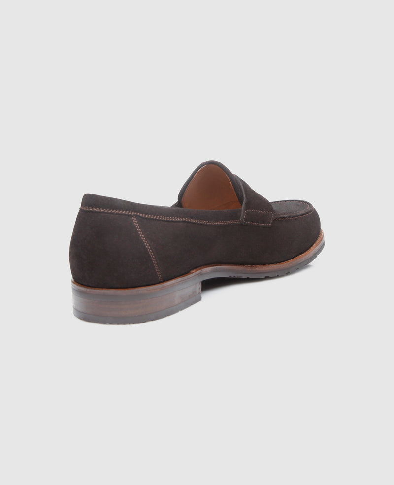 Shoepassion Handgefertigter Penny Loafer für Herren aus Velours Shoepassion Bis zu 65% Rabatt