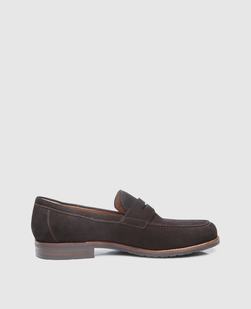 Shoepassion Handgefertigter Penny Loafer für Herren aus Velours Shoepassion Bis zu 65% Rabatt