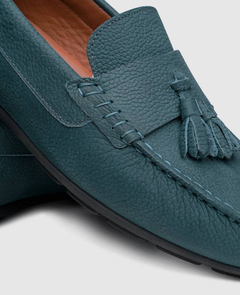 Shoepassion Feiner Herren-Mokassin aus geprägtem Nubuk Shoepassion Sonderangebot der Fabrik