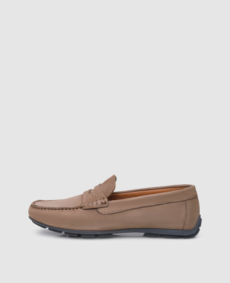Shoepassion Feiner Herren-Mokassin aus geprägtem Nubuk Shoepassion Discount Store für neue Produkte