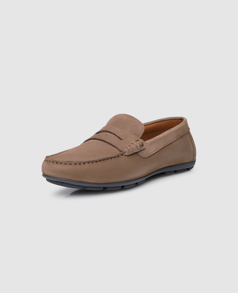 Shoepassion Feiner Herren-Mokassin aus geprägtem Nubuk Shoepassion Discount Store für neue Produkte