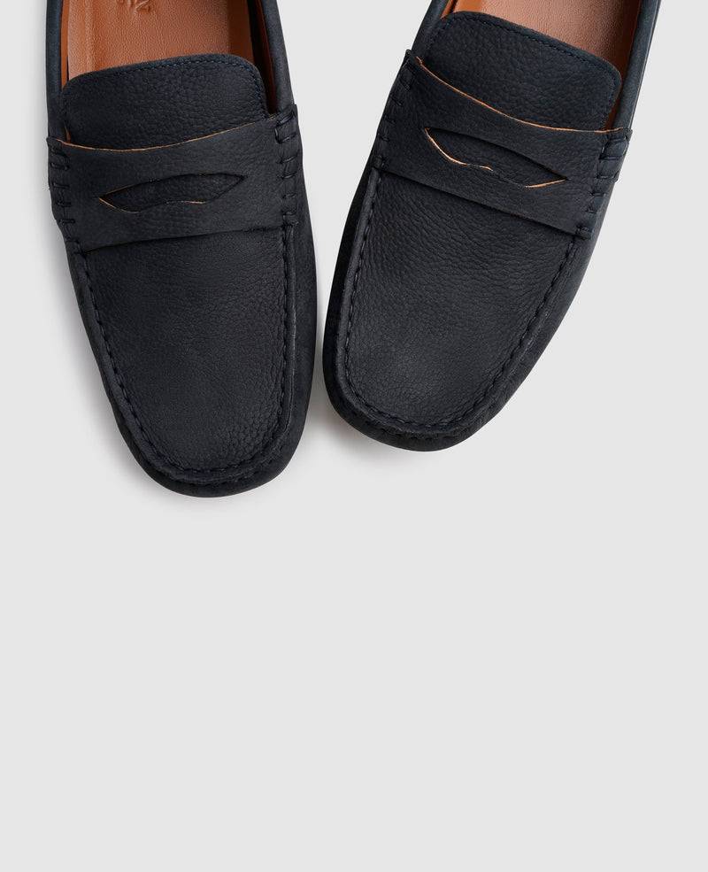 Shoepassion Feiner Herren-Mokassin aus geprägtem Nubuk Shoepassion Nur noch ein Tag übrig
