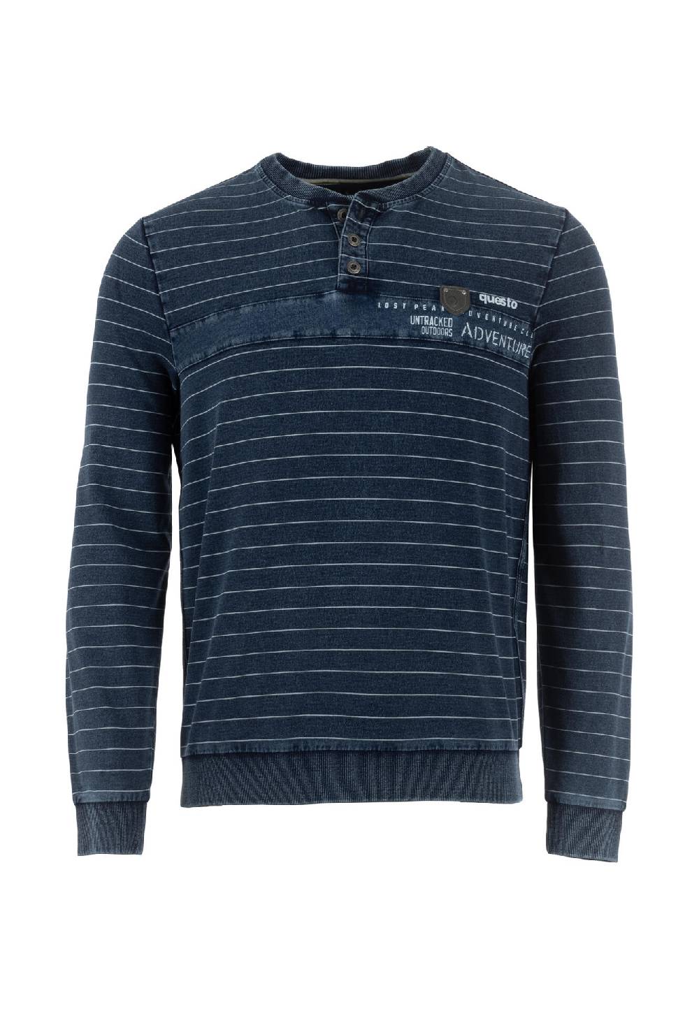Sonia Originelli Leichtsweatshirt, 1/1 Arm, Henleykragen - Fashion, Damenmode, Herrenmode Räumungsverkauf
