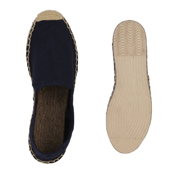 Stiefelparadies Herren Espadrilles in Dunkelblau Online Shopping