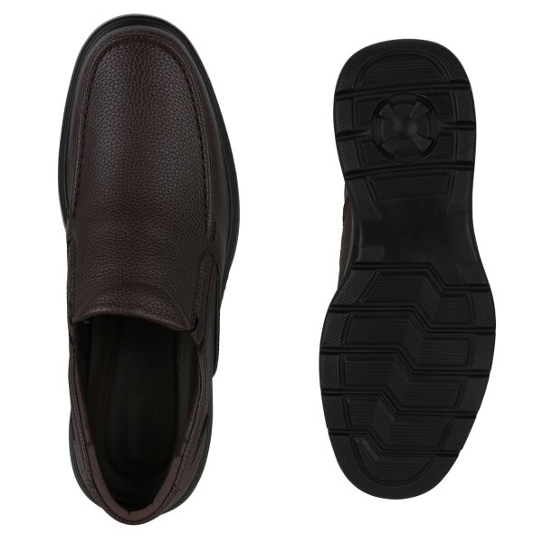 Stiefelparadies Herren Klassische Halbschuhe in Braun Saisonschlussverkauf