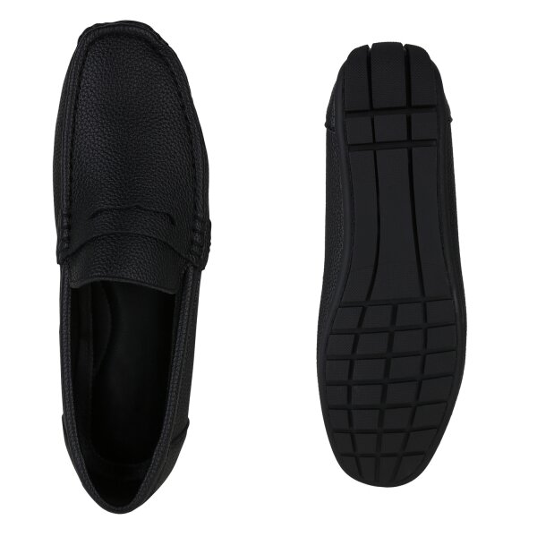 Stiefelparadies Herren Mokassins in Schwarz Online Outlet