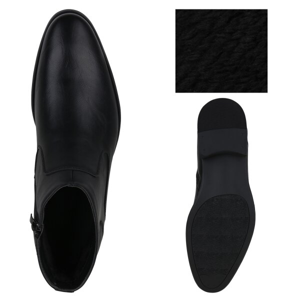Stiefelparadies Herren Winter Boots in Schwarz Saisonale Angebote