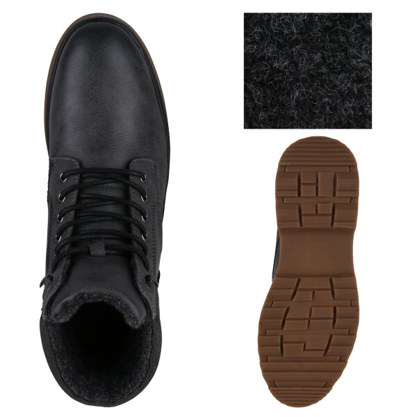 Stiefelparadies Herren Winter Boots in Grau Wochenangebot