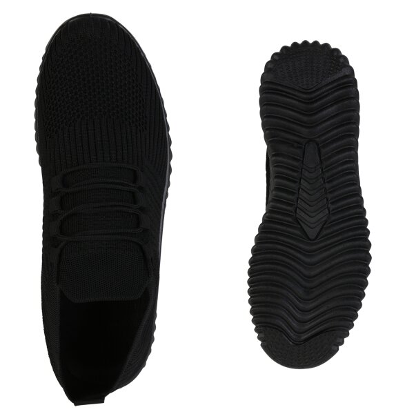 Stiefelparadies Herren Laufschuhe in Schwarz Nur noch ein Tag übrig