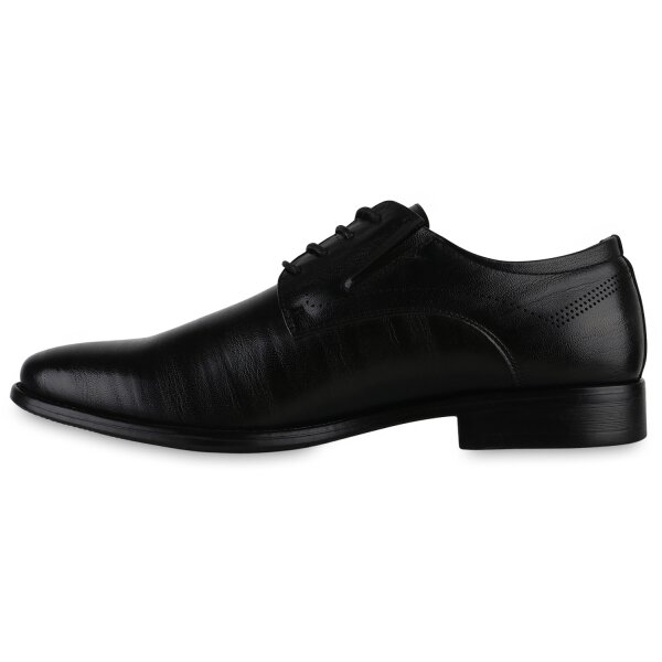 Stiefelparadies Herren Klassische Halbschuhe in Schwarz Speichern exportieren