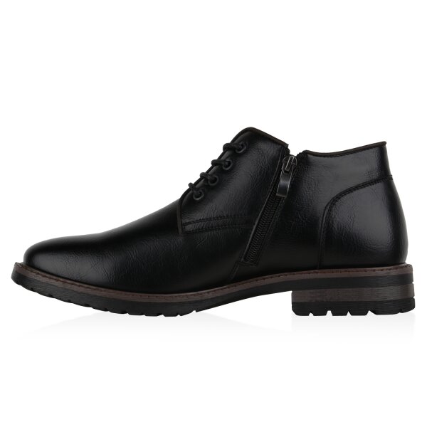 Stiefelparadies Herren Klassische Halbschuhe in Schwarz Online