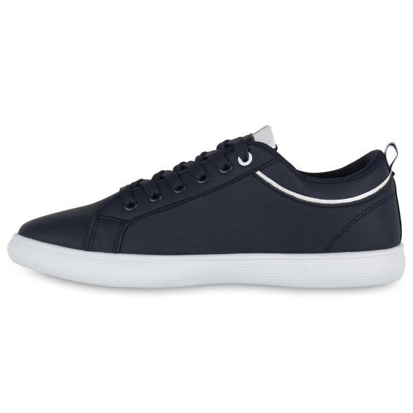 Stiefelparadies Herren Sneaker low in Dunkelblau Blitzverkäufe