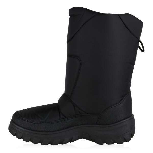 Stiefelparadies Herren Winter Boots in Schwarz Limitierter Zeitrabatt
