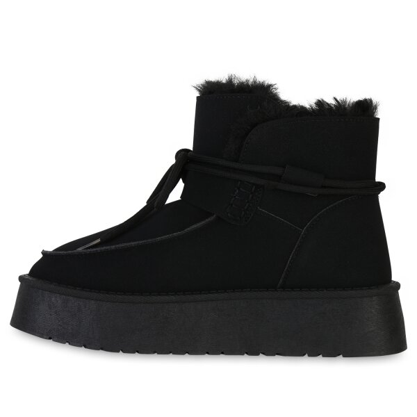 Stiefelparadies Damen Winter Boots in Schwarz Weihnachtsangebot