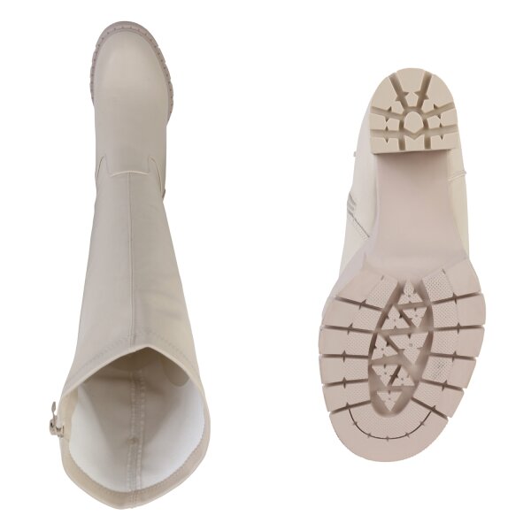 Stiefelparadies Damen Klassische Stiefel in Beige Riesige Ersparnisse