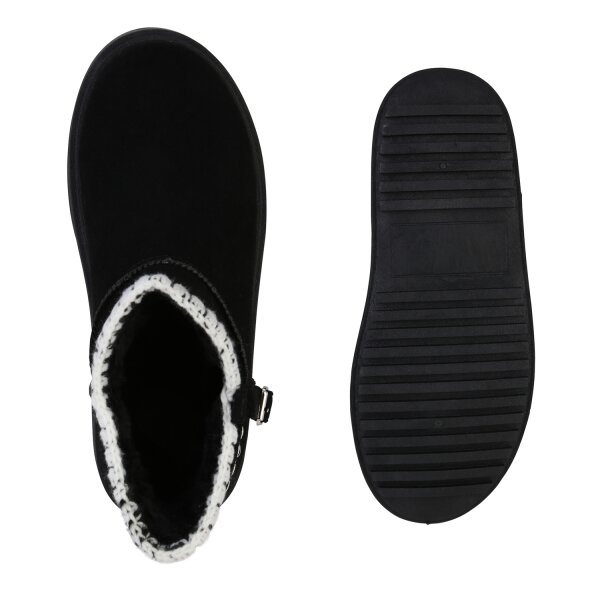 Stiefelparadies Damen Winter Boots in Schwarz Letzte 2 Tage