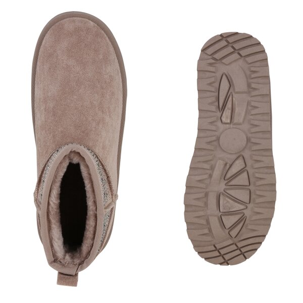 Stiefelparadies Damen Winter Boots in Schlamm Meist gekauft