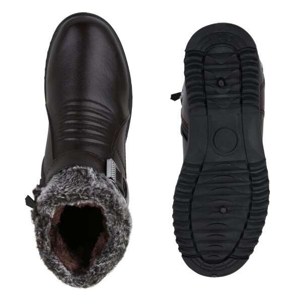 Stiefelparadies Damen Winter Boots in Braun Fabrik Onlineshop