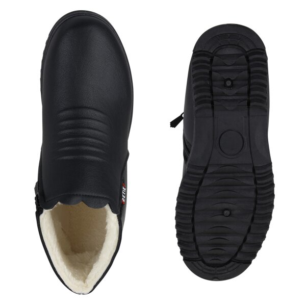 Stiefelparadies Damen Winter Boots in Schwarz Sonderangebot