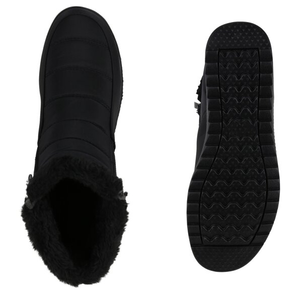 Stiefelparadies Damen Winter Boots in Schwarz Exklusivangebot