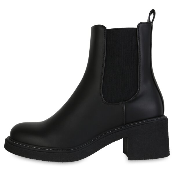 Stiefelparadies Damen Klassische Stiefeletten in Braun Riesige Rabatte