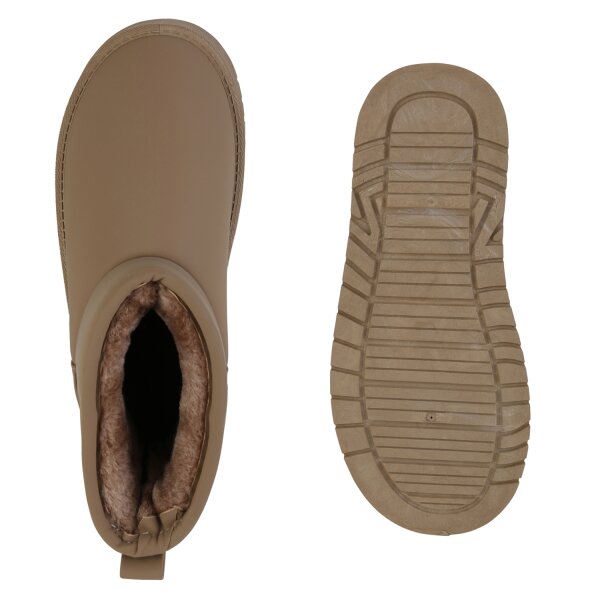 Stiefelparadies Damen Winter Boots in Khaki Meist gekauft
