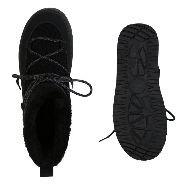 Stiefelparadies Damen Winter Boots in Schwarz Blitzverkäufe