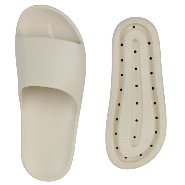 Stiefelparadies Damen Pantoletten in Beige Im Verkauf