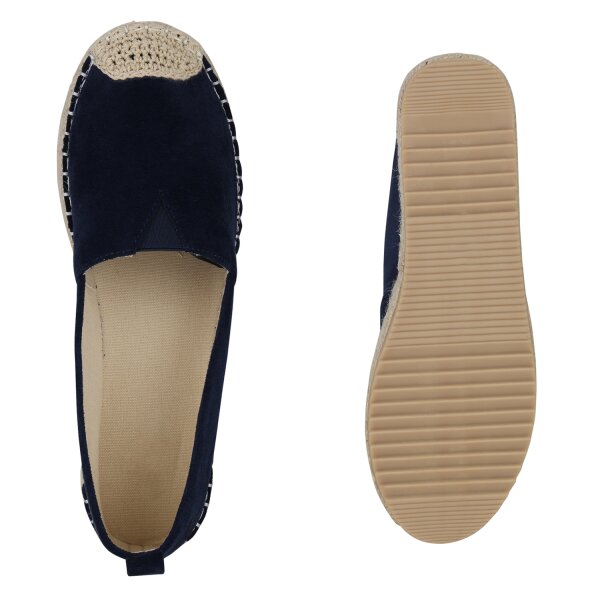 Stiefelparadies Damen Espadrilles in Dunkelblau Riesige Ersparnisse
