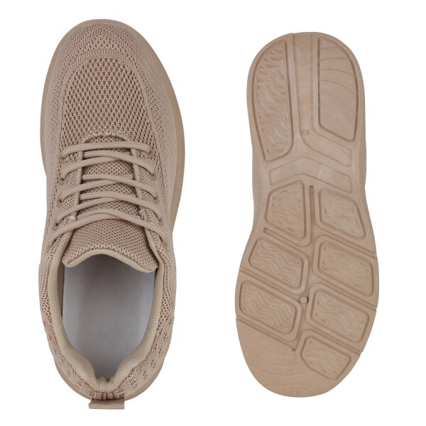 Stiefelparadies Damen Laufschuhe in Khaki Kostenloser Versand international